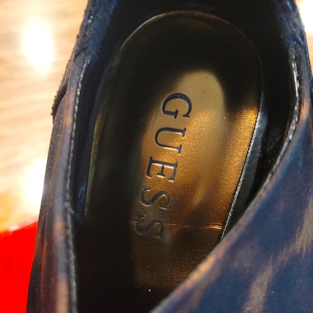 Guess Brand Leopard Print Heels Size 7, Vintage - image 6